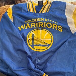 Golden State Warriors Blue and Yellow Jacket